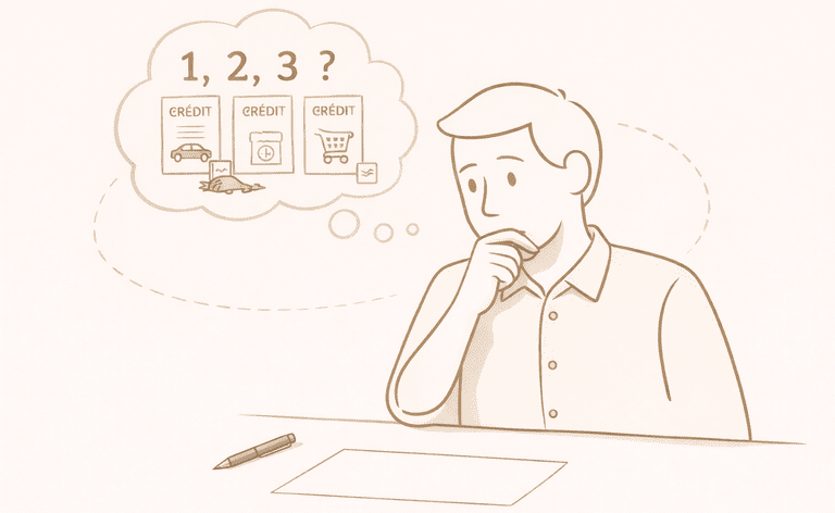 combien de crédit à la consommation peut-on avoir